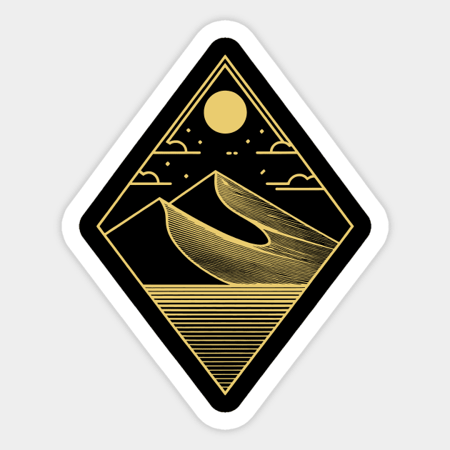 Desert Sticker by CreativeSage